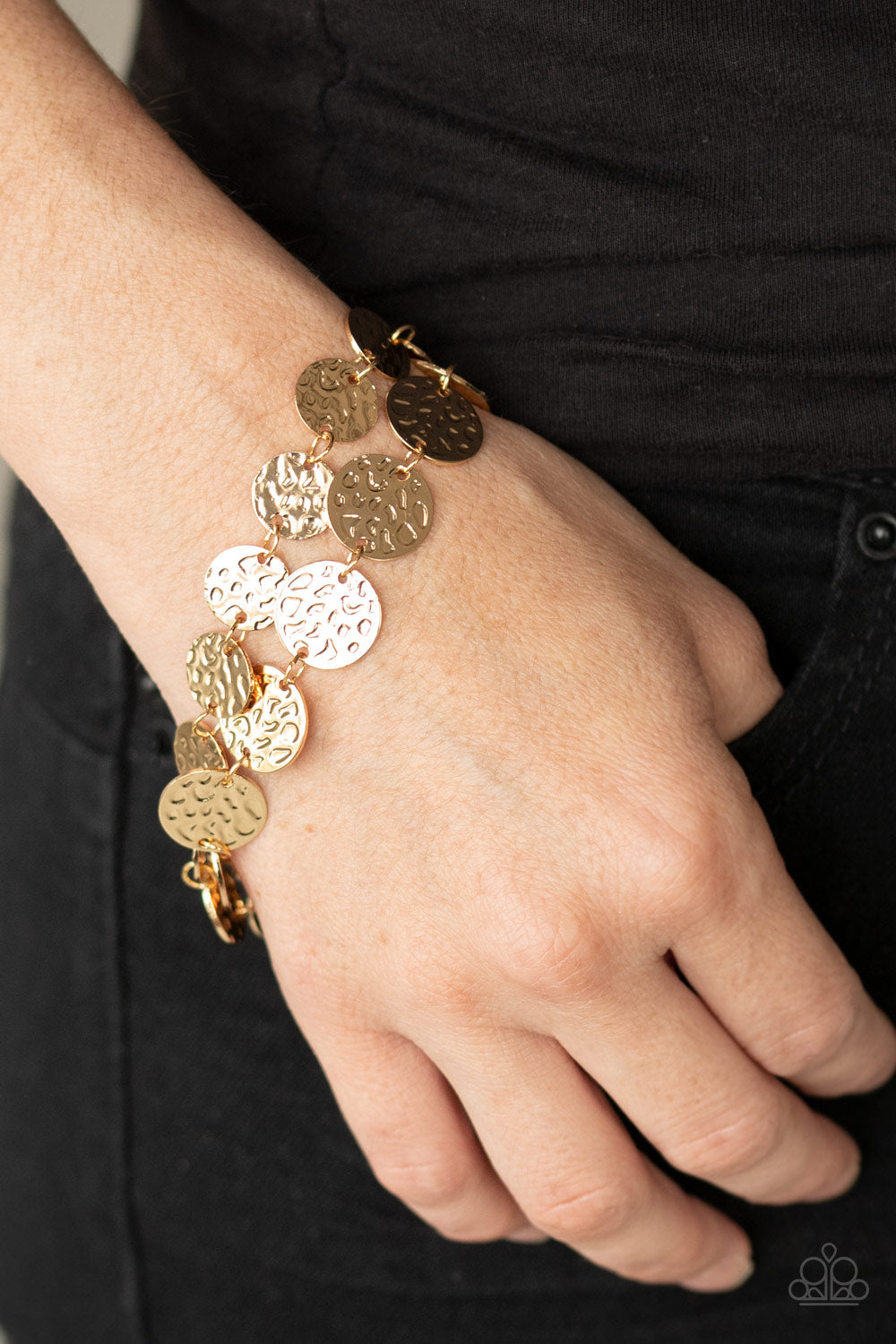 Rooted To The SPOTLIGHT - Gold Bracelet