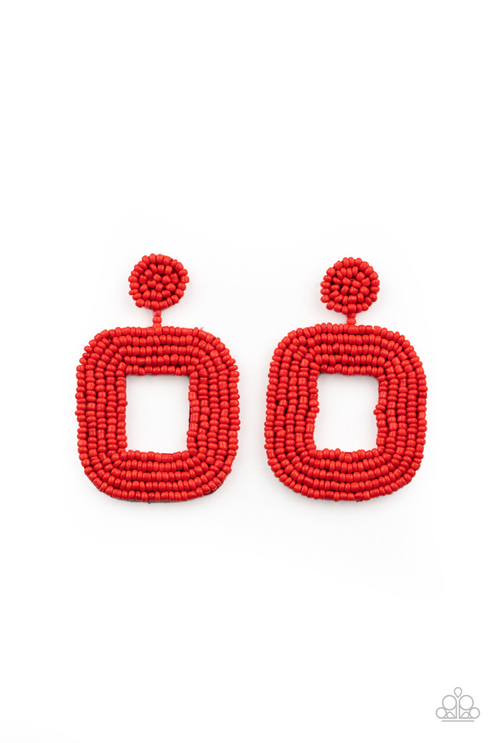 Beaded Bella - Red Earring