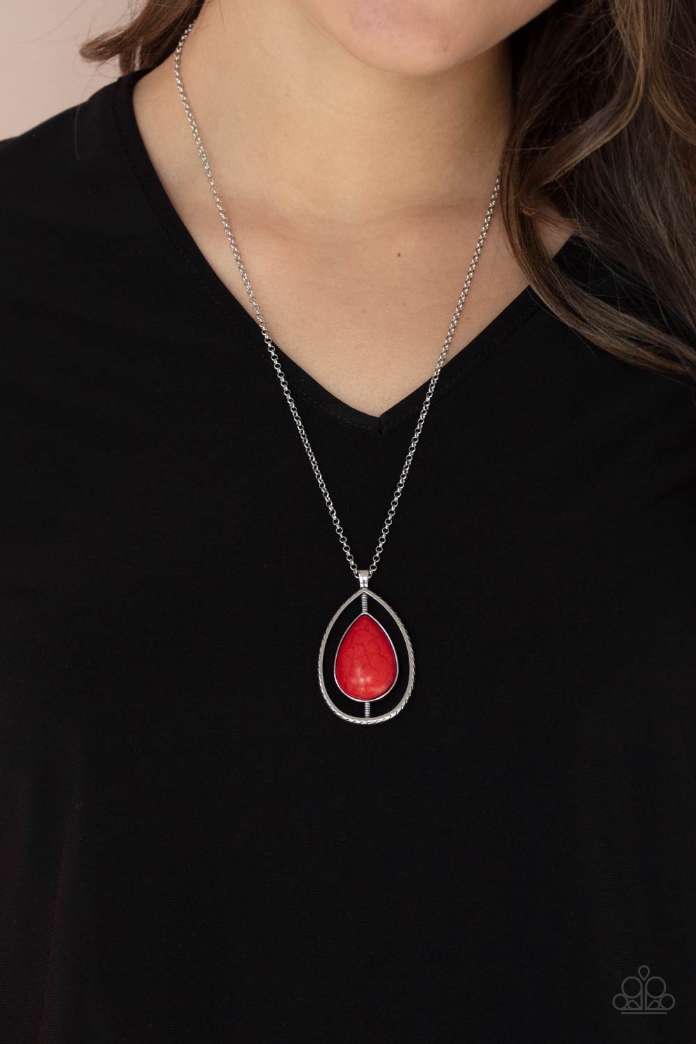 Here Today, PATAGONIA Tomorrow - Red Necklace
