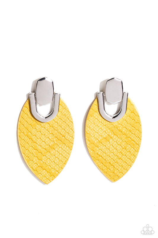 Wildly Workable - Yellow Earring