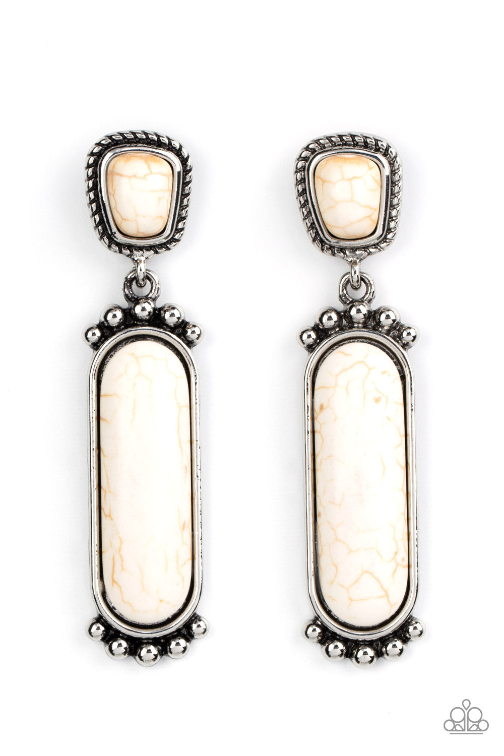 Southern Charm - White Earring