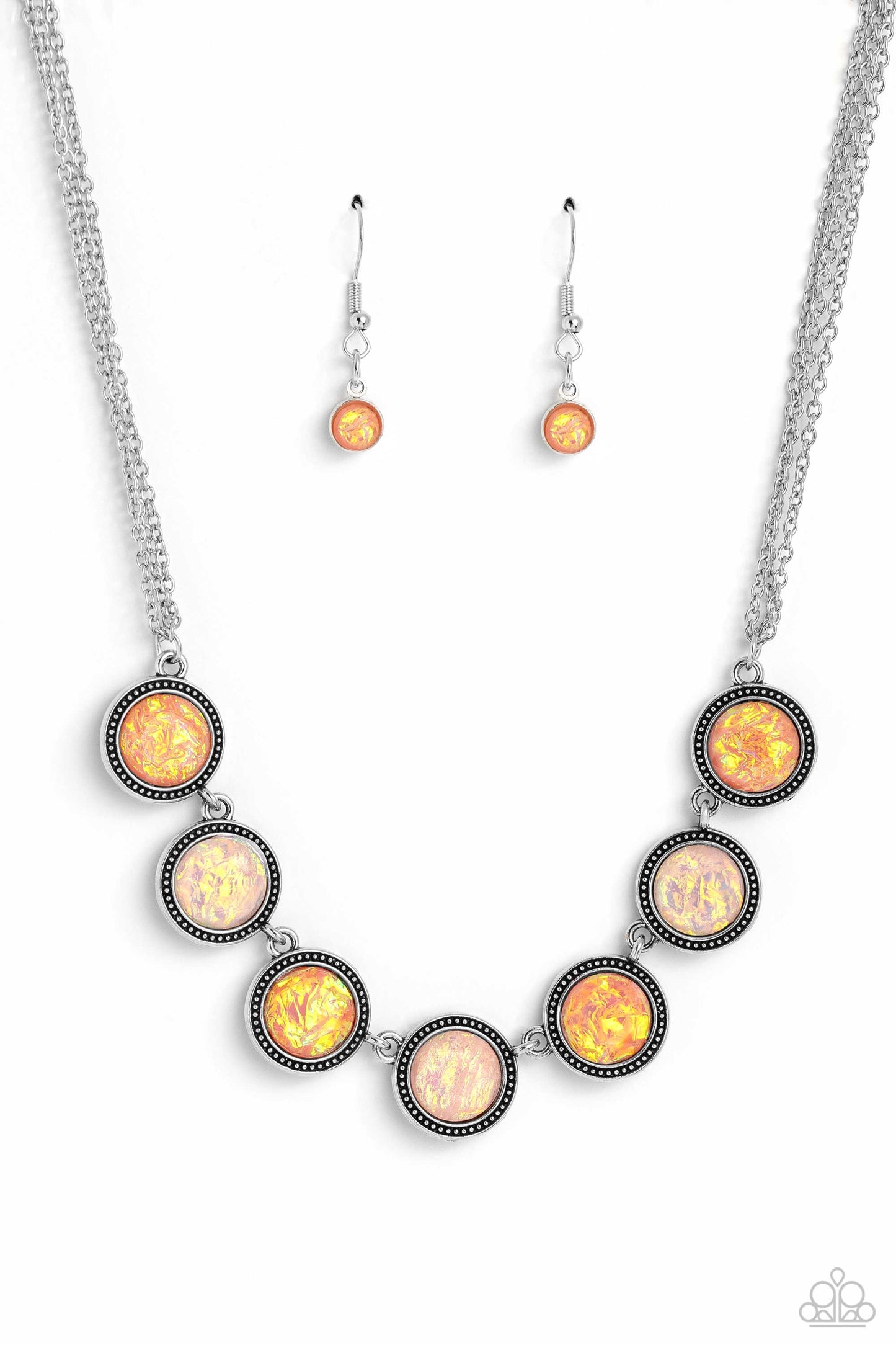 Looking for DOUBLE - Orange Necklace