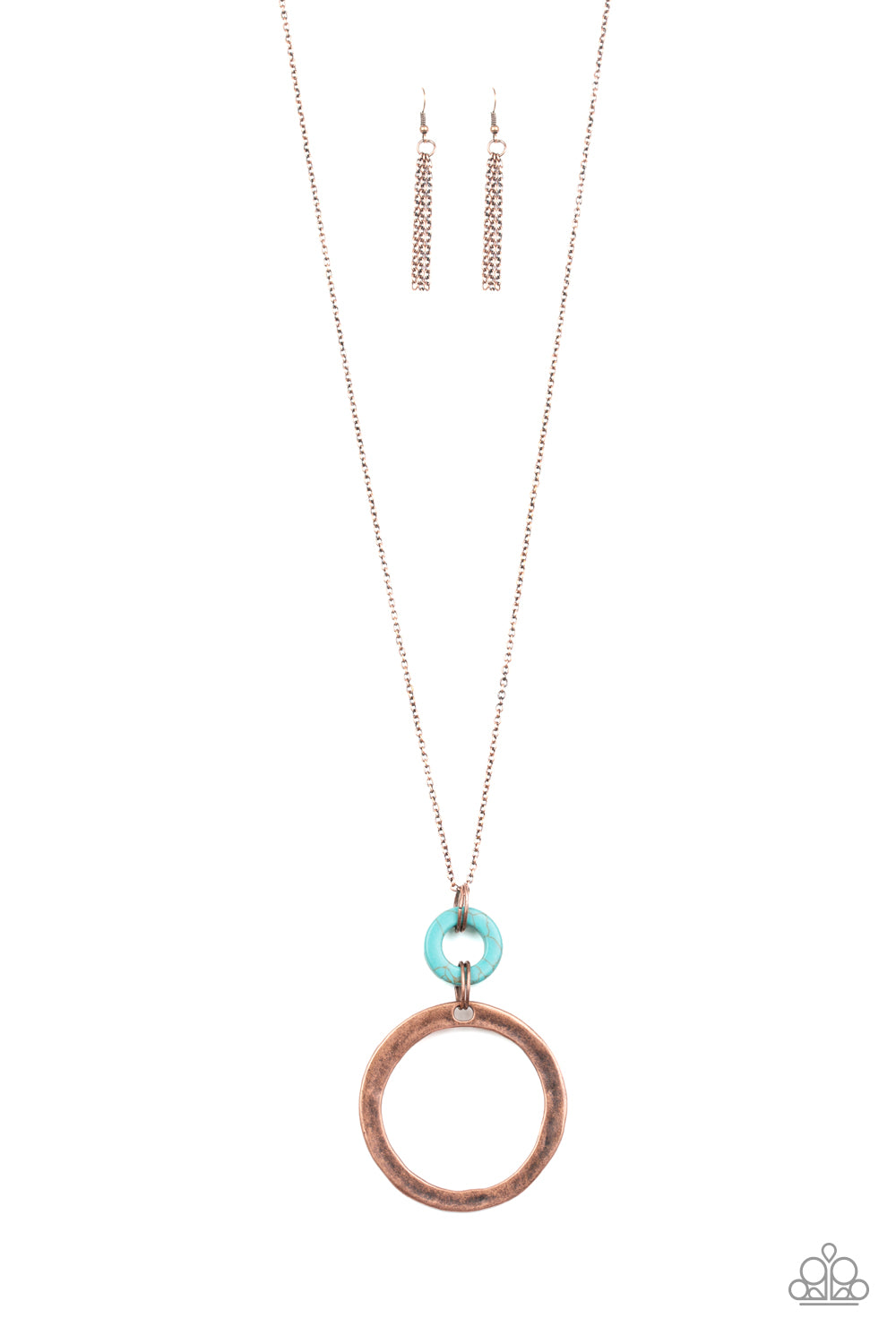 Optical Illusion - Copper Necklace