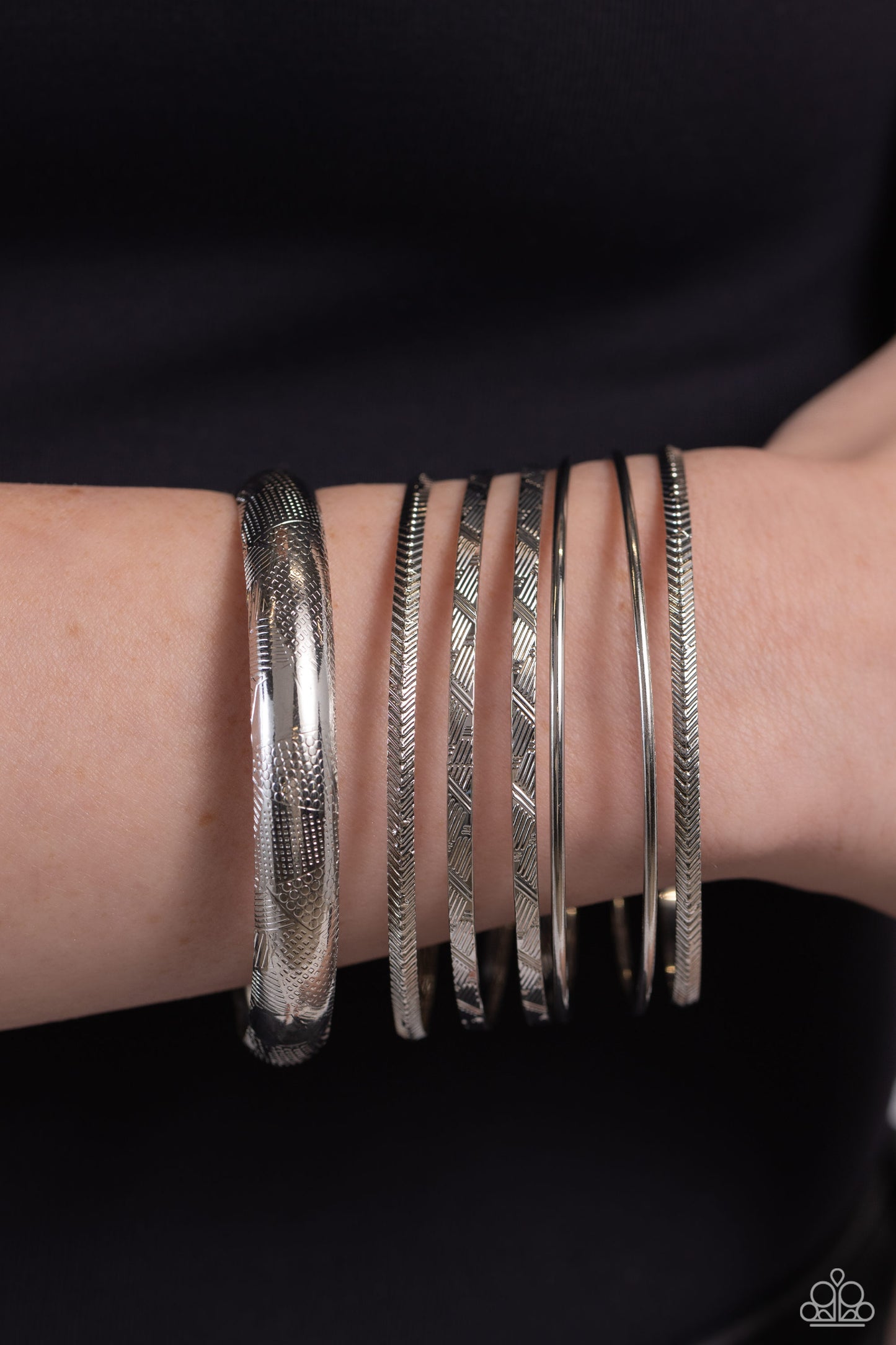 Stackable Stunner - Silver Bracelets