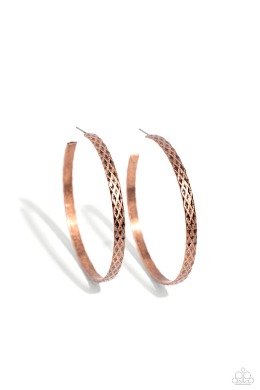 HOOP-De-Do - Copper Earring
