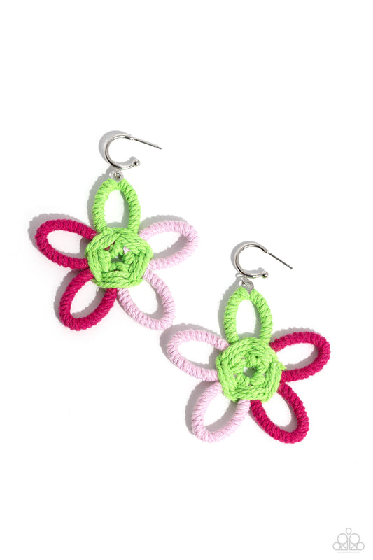 Spin a Yarn - Pink Earring