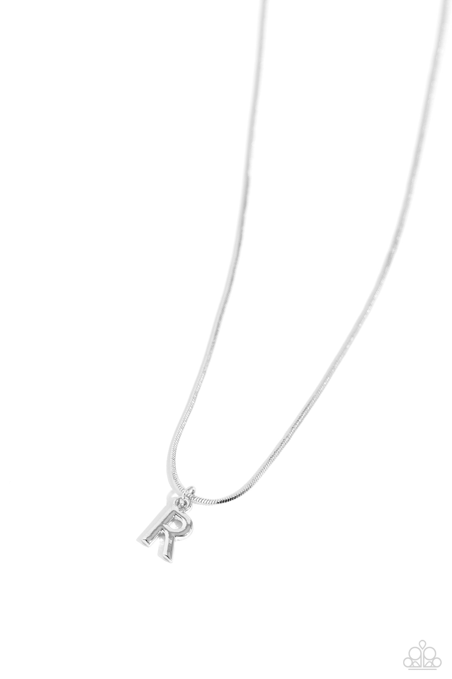 Seize the Initial - Silver - R Necklace