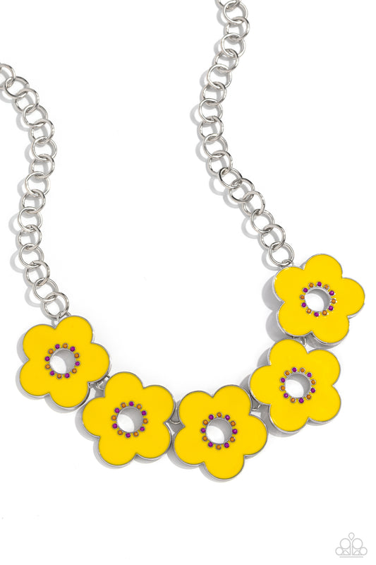 Cartoon Couture - Yellow  Necklace